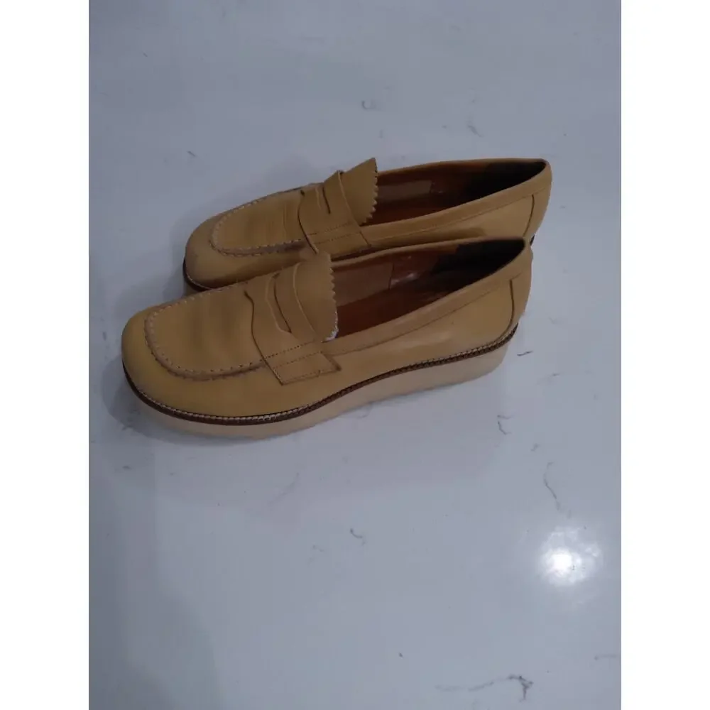 Vintage Luxury Italian loafers Donald J Pliner tan Women's Size 8.5 Regal - Picture 8 of 10